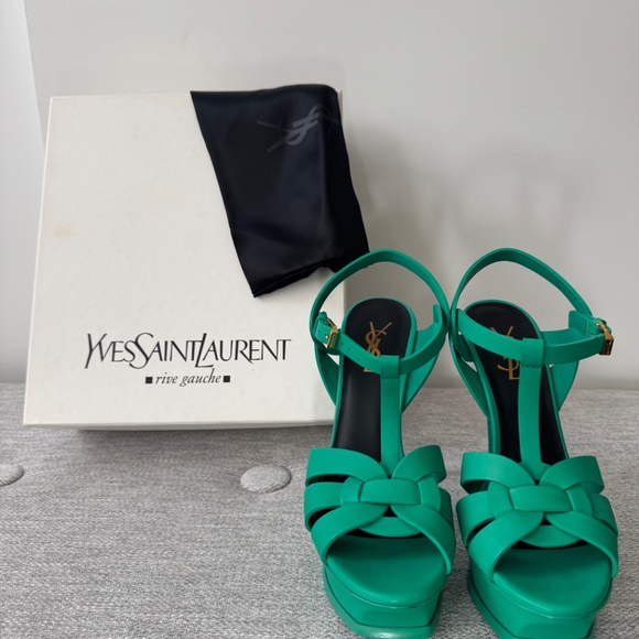 Yves Saint Laurent Platform Sandals - Picture 2 of 6